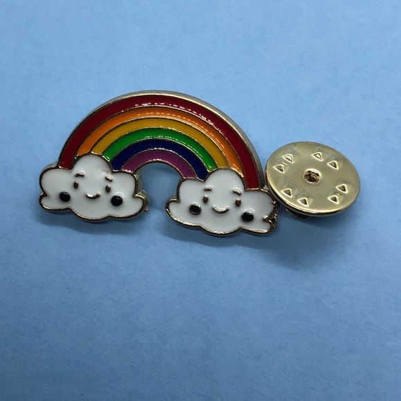 🌻10/$10🌻 Cloud Rainbow Enamel Pin - Picture 6 of 10